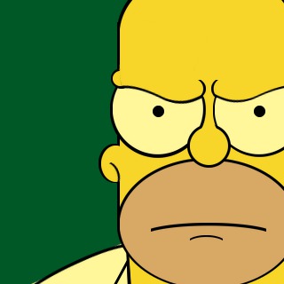 homer simpson yellow